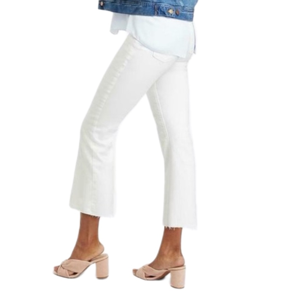 Spanx Cropped Flare Pull-On Shaping Denim Jeans